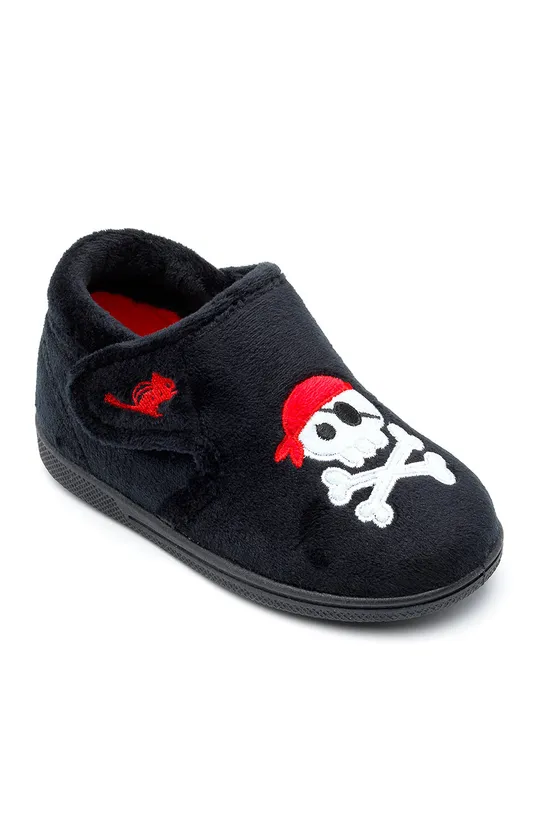 Chipmunks - Detské papuče Jolly Roger čierna