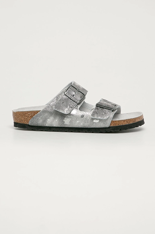 szürke Birkenstock - Bőr papucs Arizona Női