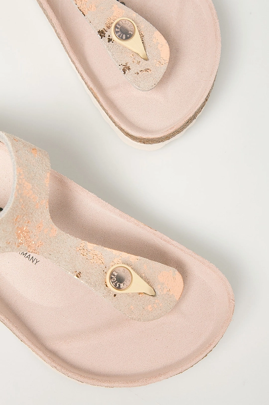 rózsaszín Birkenstock - Bőr flip-flop Gizeh