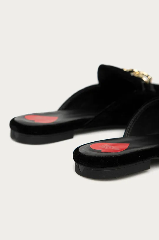 Love Moschino - Papucs cipő  Szár: textil Belseje: természetes bőr Talp: szintetikus anyag