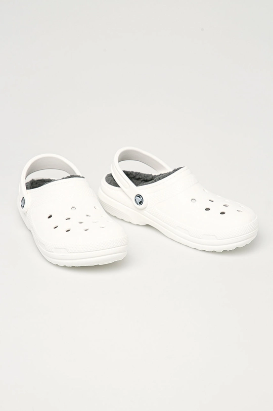 Crocs - Klapki Classic Lined Clog biały