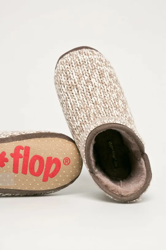 hnedá Flip*Flop - Papuče Bonny Knit