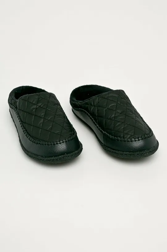 Sorel - Kožené papuče čierna