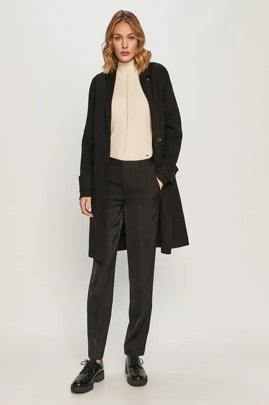 Calvin Klein - Kabát čierna