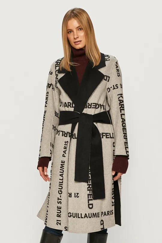 Karl Lagerfeld - Kabát čierna