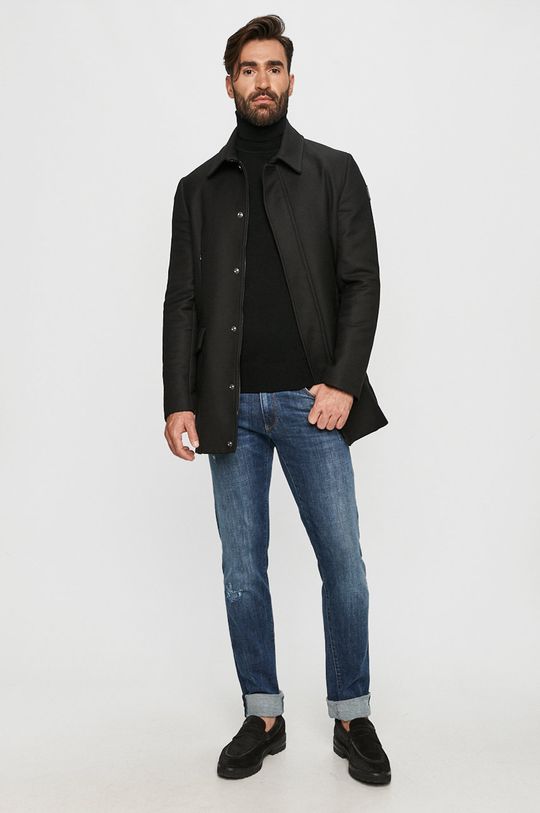 Trussardi Jeans - Płaszcz czarny