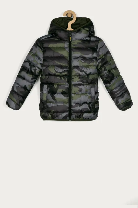 OVS - Детская двусторонняя куртка 104-140 cm зелёный