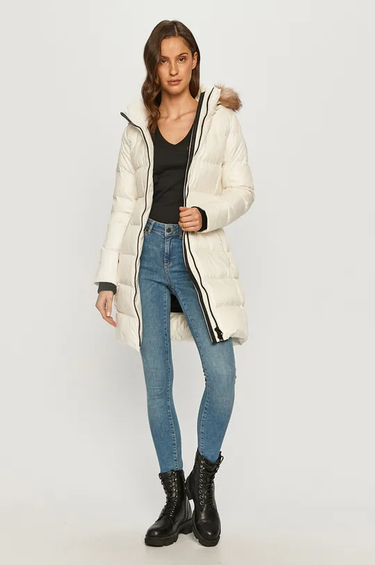 Calvin Klein - Пухова куртка білий