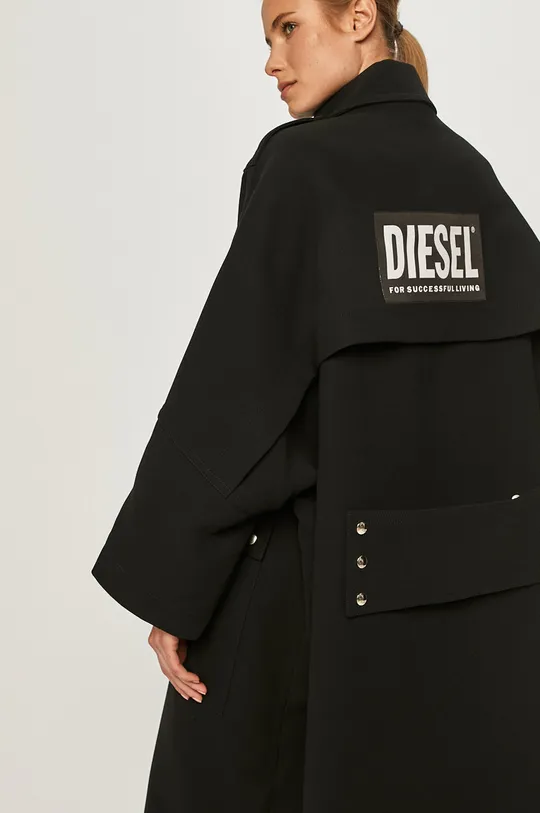 čierna Diesel - Kabát Dámsky