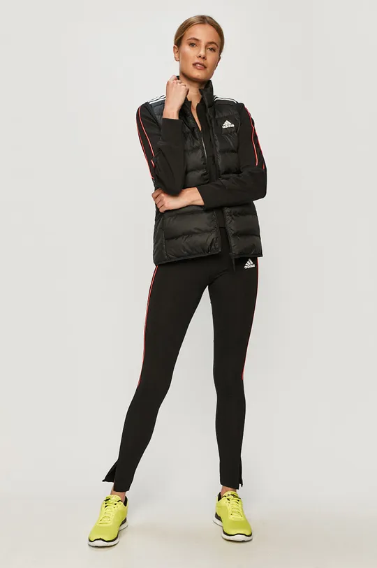 Спортивный пуховый жилет adidas Performance чёрный