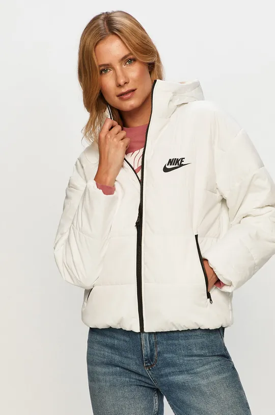 biela Nike Sportswear - Bunda Dámsky