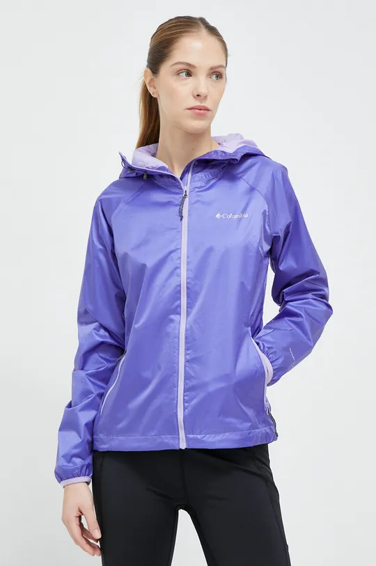 vijolična Vodoodporna jakna Columbia Ulica Jacket