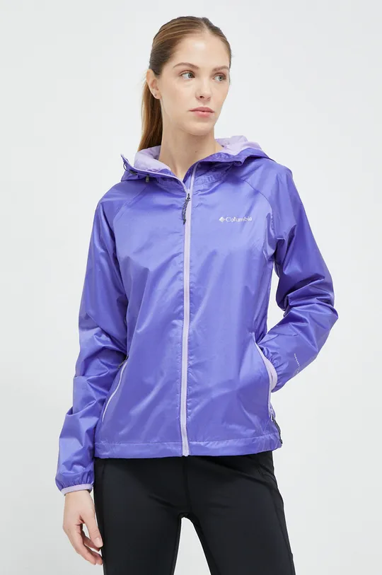 μωβ Αδιάβροχο μπουφάν Columbia Ulica Jacket