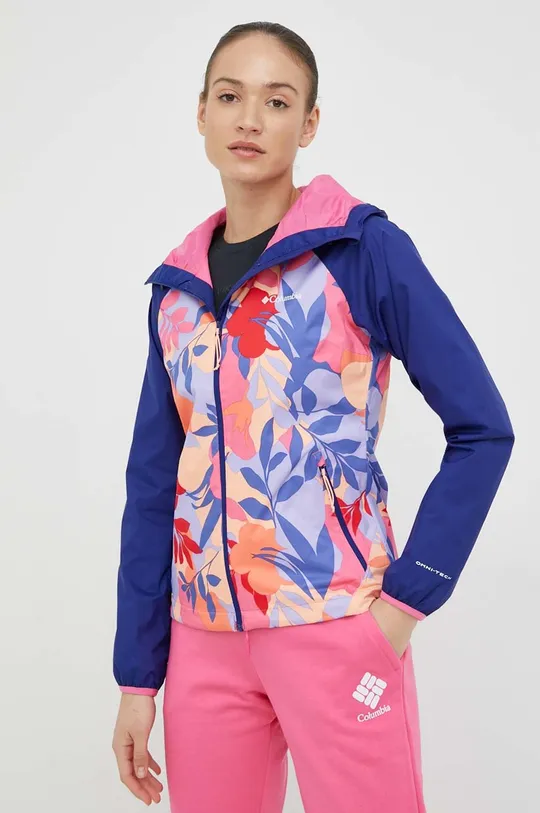 πολύχρωμο Αδιάβροχο μπουφάν Columbia Ulica Jacket Γυναικεία