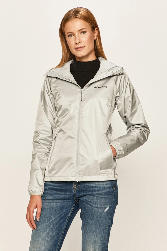 γκρί Αδιάβροχο μπουφάν Columbia Ulica Jacket Γυναικεία