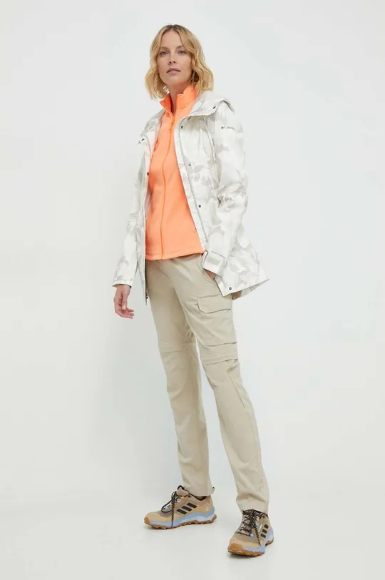 Columbia giacca impermeabile Splash A Little II Jacket bianco