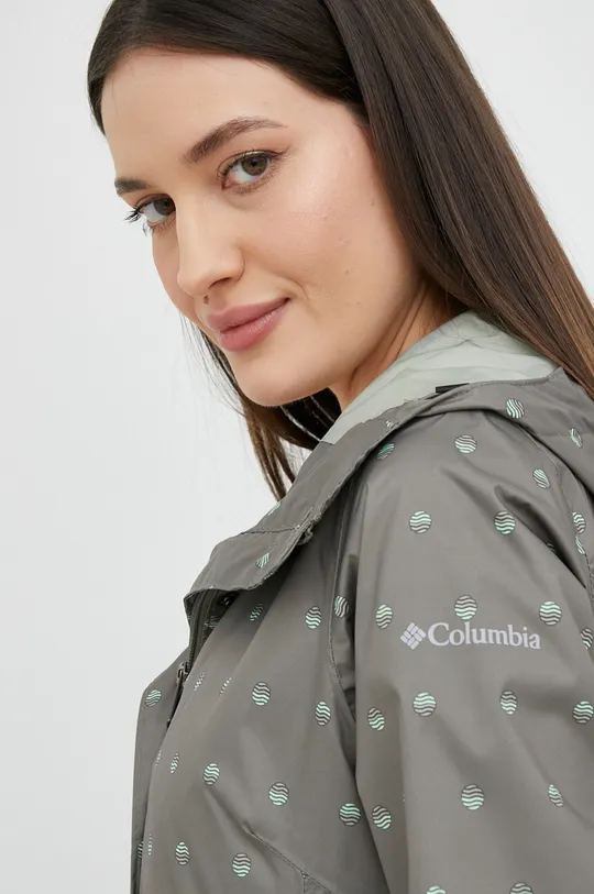 zielony Columbia kurtka przeciwdeszczowa Splash A Little II Jacket