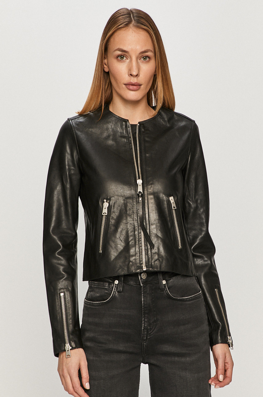 AllSaints - Geacă de piele