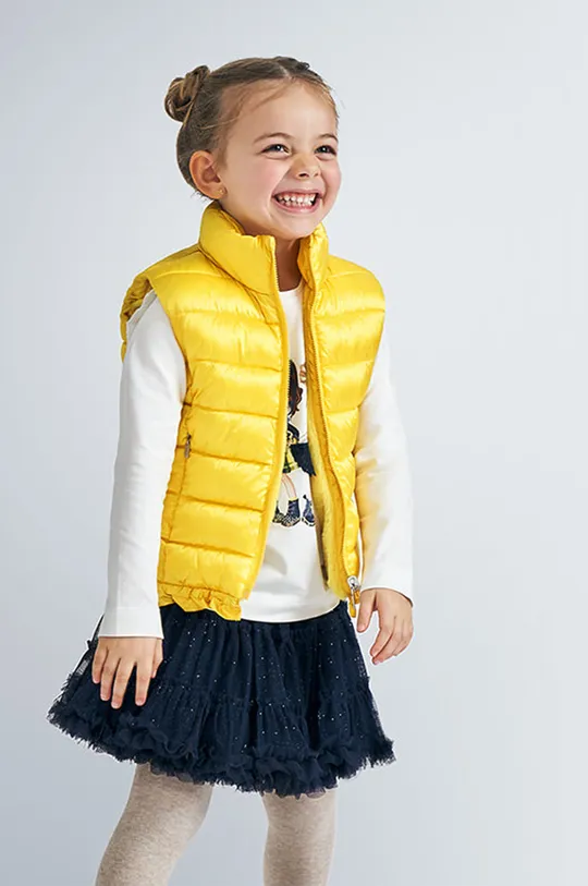 жёлтый Mayoral - Детская двусторонняя безрукавка 92-134 cm Для девочек