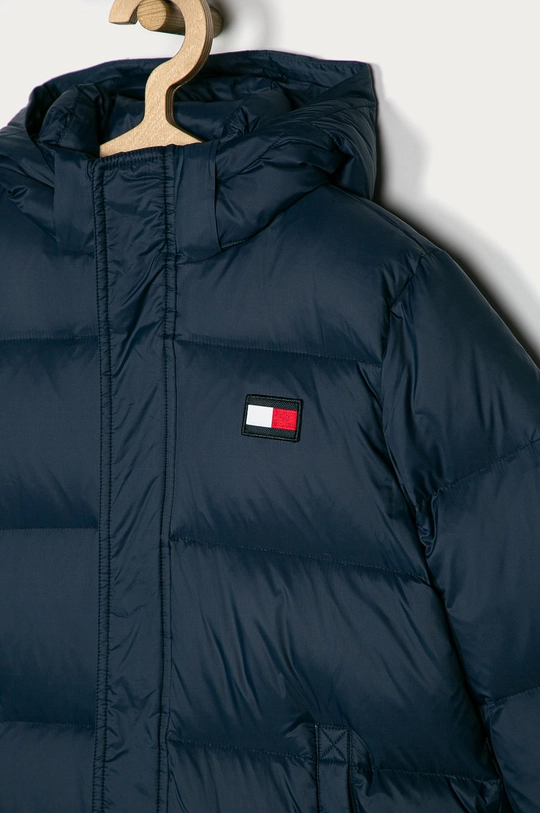 Tommy Hilfiger Detská páperová bunda 140-176 cm tmavomodrá