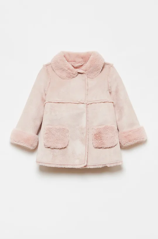 ružová OVS - Detský kabát 74-98 cm Dievčenský