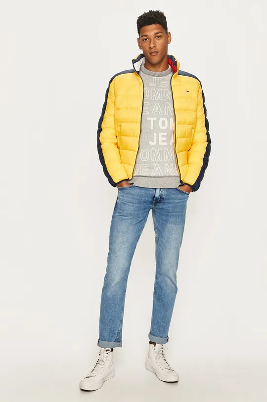Tommy Jeans - Rövid kabát sárga
