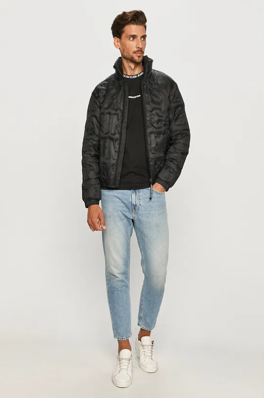 Calvin Klein Jeans - Rövid kabát fekete