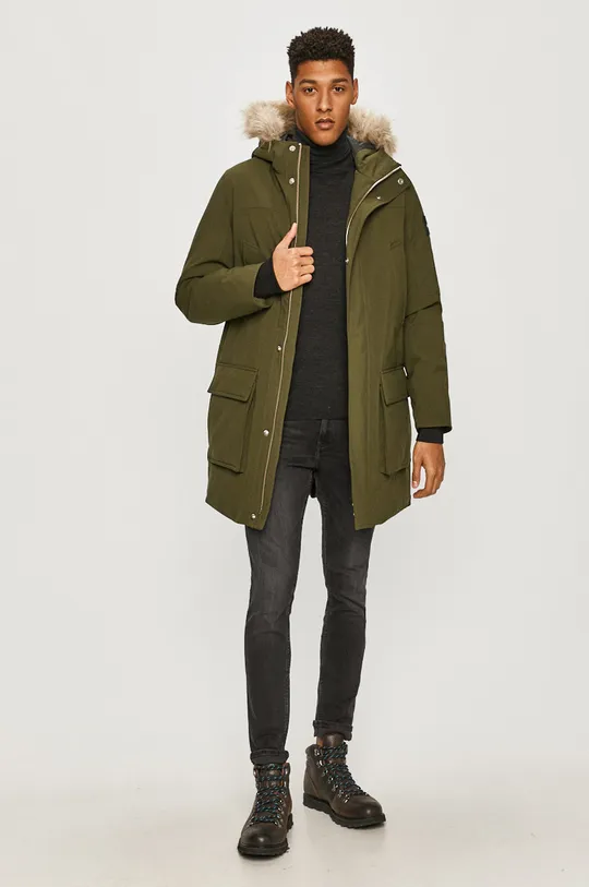 Calvin Klein - Rövid kabát zöld