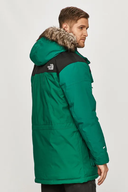 зелёный The North Face Пуховая куртка