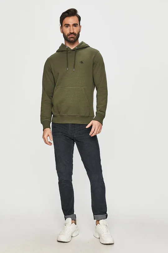 Calvin Klein Jeans - Кофта зелений