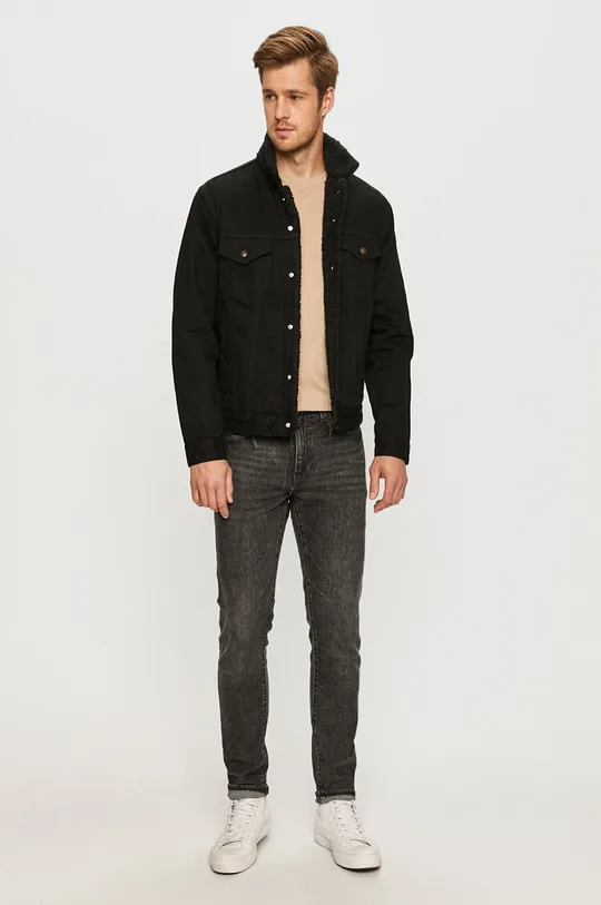 Levi's denim jacket black