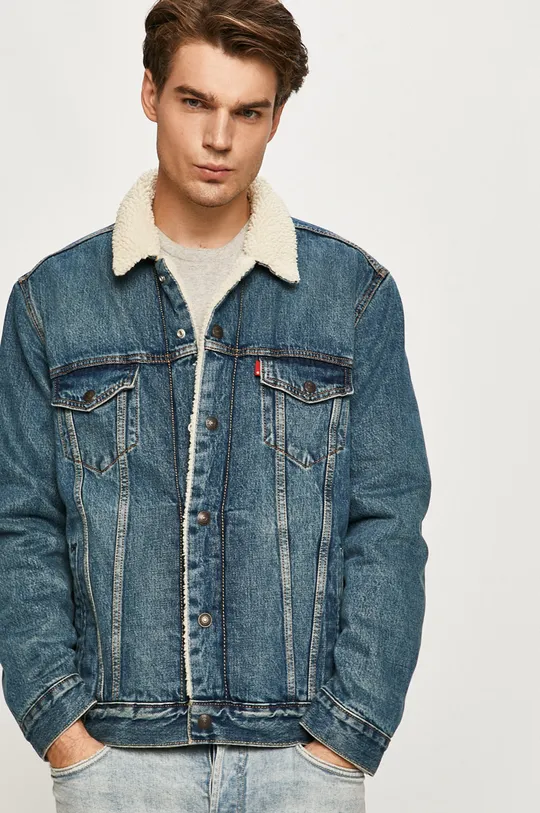 blu Levi's giacca di jeans