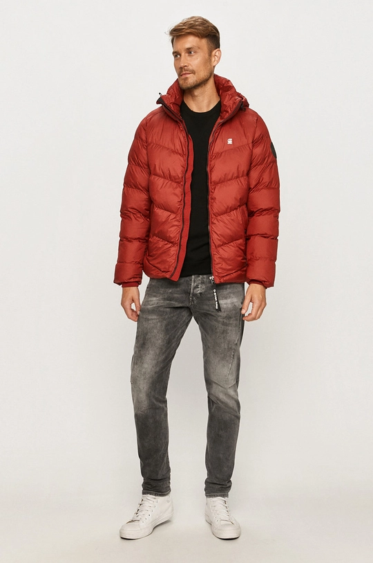 G-Star Raw - Kurtka puchowa D14010.B958.5298 czerwony