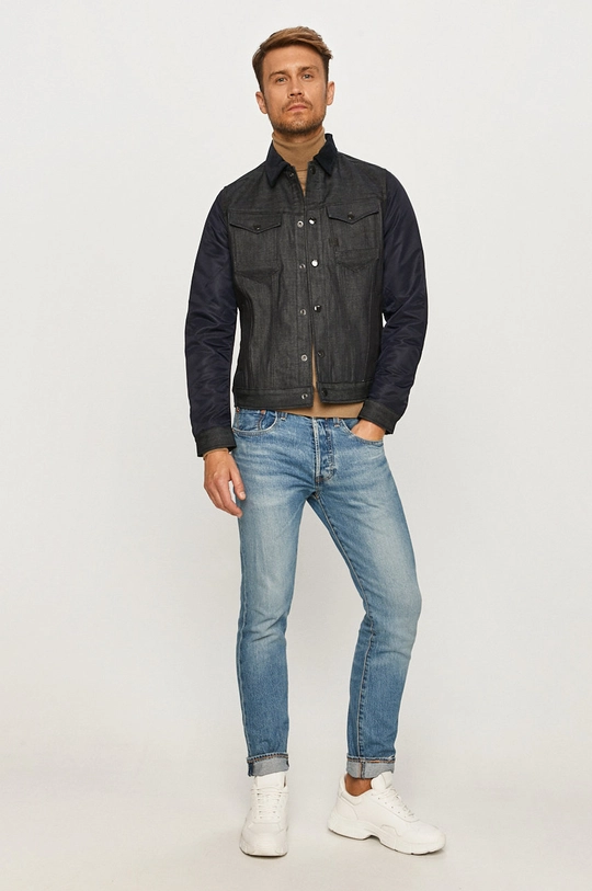 G-Star Raw - Kurtka D17716.B988.001 granatowy