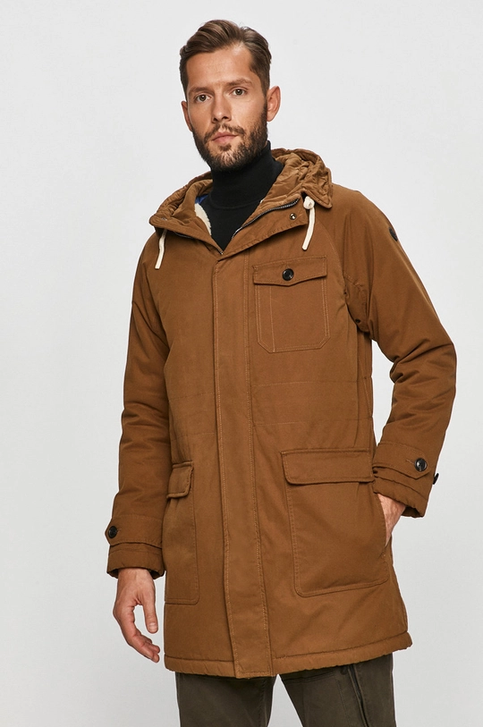 Scotch & Soda - Parka brązowy