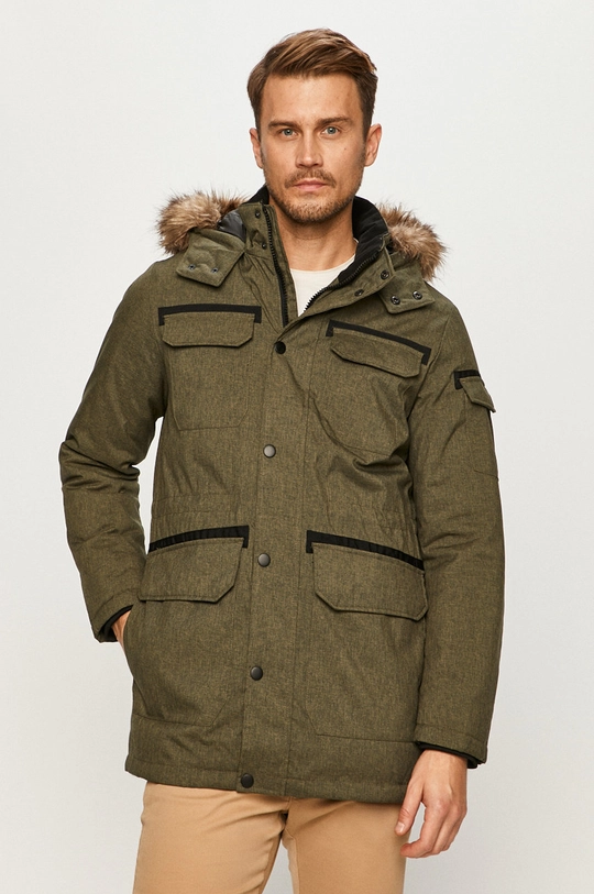 zelená Produkt by Jack & Jones - Bunda parka Pánsky