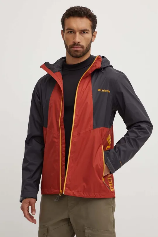 červená Outdoorová bunda Columbia Inner Limits II Jacket