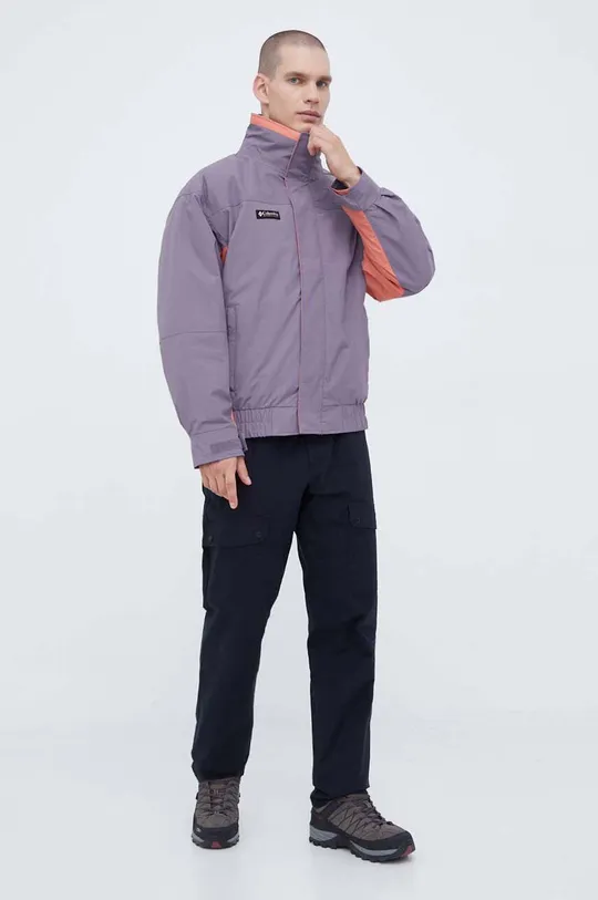 vijolična Outdoor jakna Columbia Moški