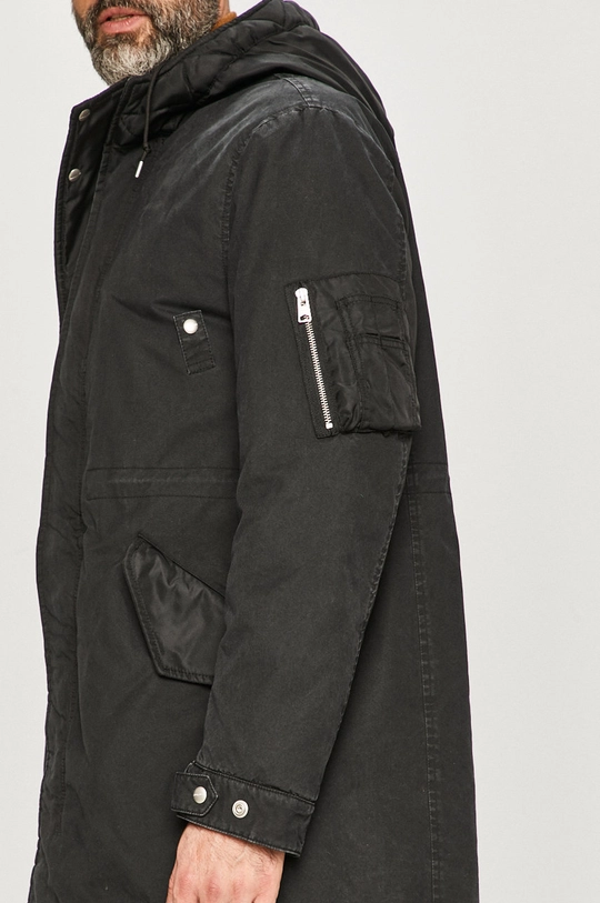 czarny AllSaints - Parka