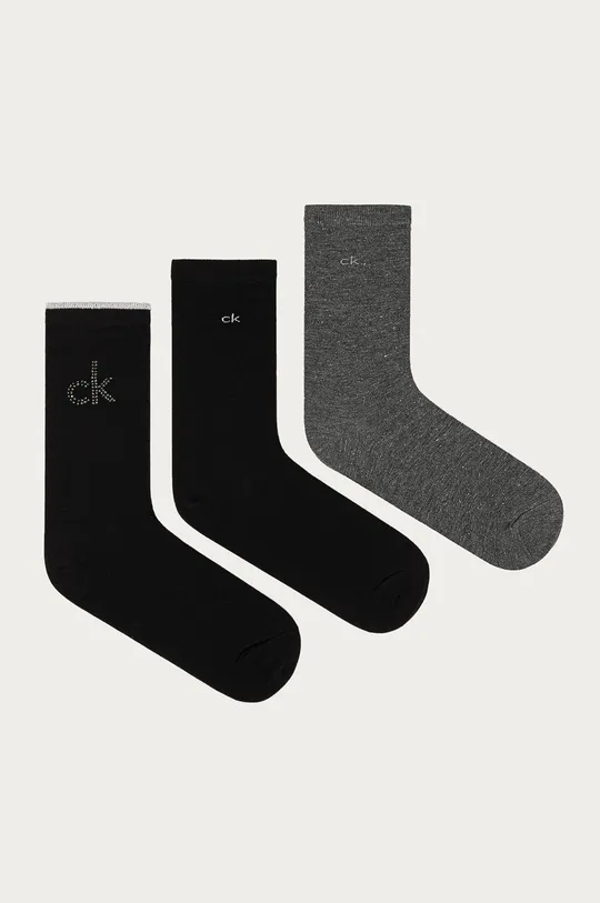 μαύρο Calvin Klein - Κάλτσες (3-pack) Γυναικεία