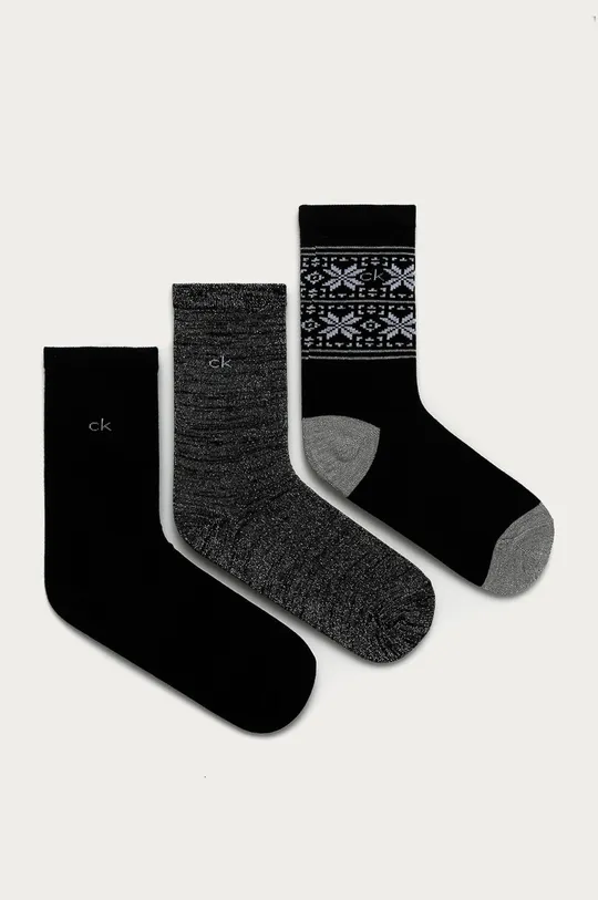 μαύρο Calvin Klein - Κάλτσες (3-pack) Γυναικεία