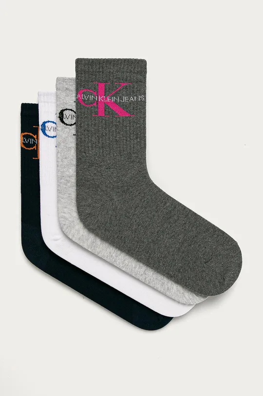 biela Calvin Klein - Ponožky (4-pak) Dámsky