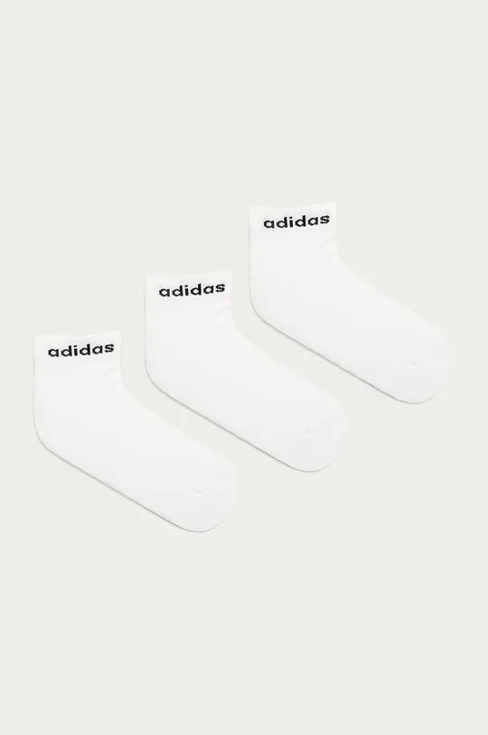 biela adidas - Členkové ponožky (3-pak) GE1381.D Dámsky