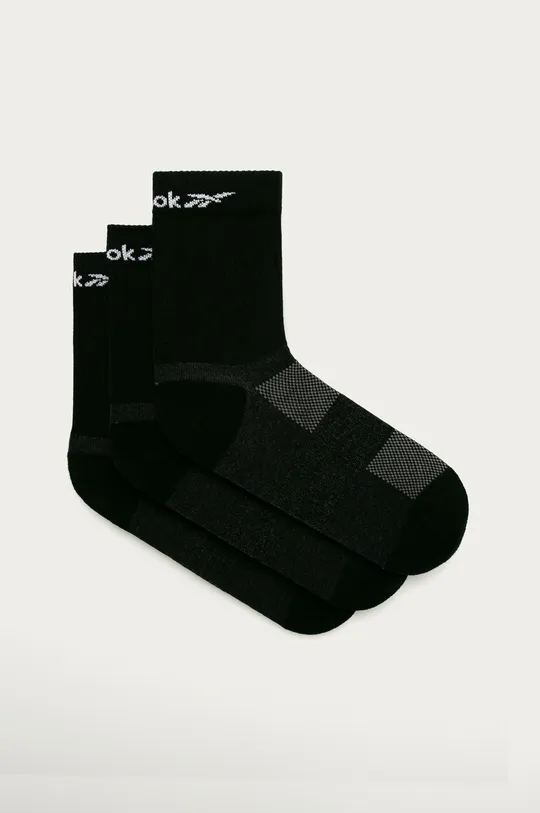 чорний Reebok - Шкарпетки (3-pack) GH0415.D Жіночий