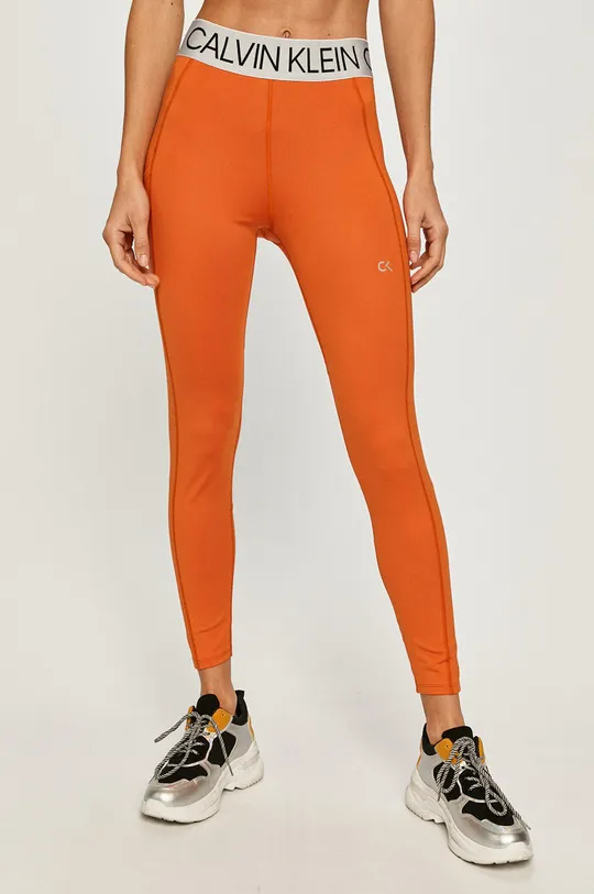 narancssárga Calvin Klein Performance - Legging Női