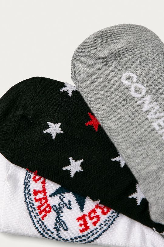 Converse - Kotníkové ponožky (3-pack) vícebarevná