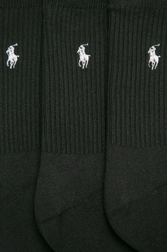 Polo Ralph Lauren - Ponožky (3-pak) čierna