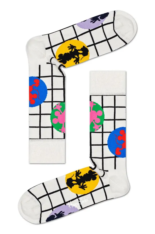 білий Happy Socks - Шкарпетки DISNEY Behind The Seams Жіночий