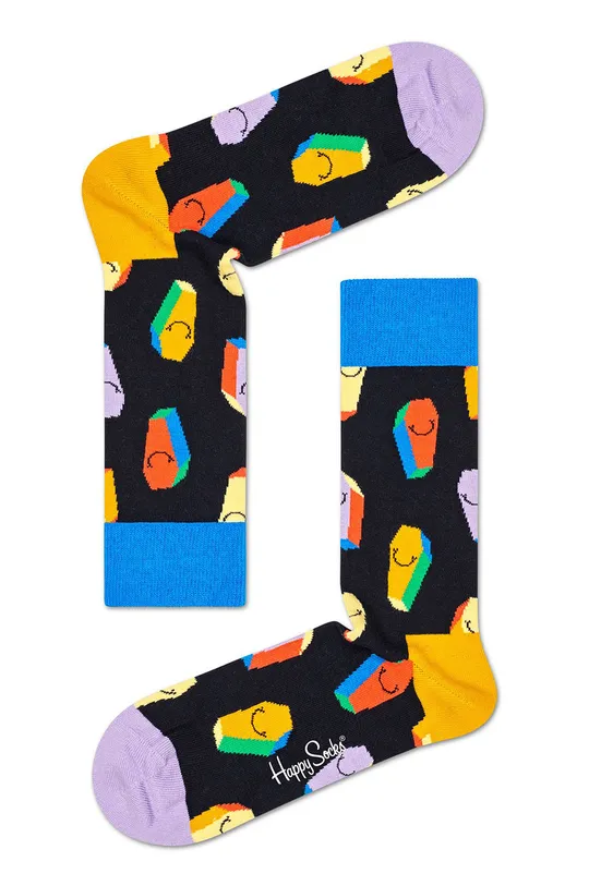 čierna Happy Socks - Ponožky Hallowen Dámsky