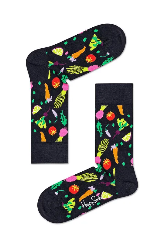 zelená Happy Socks - Ponožky Healthy Lifestyle (3-pak)